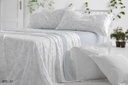 JUEGO DE SABANAS TELA DORVEL 870 AZUL BURRITO BLANCO