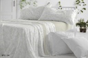 JUEGO DE SABANAS TELA DORVEL 870 VERDE BURRITO BLANCO