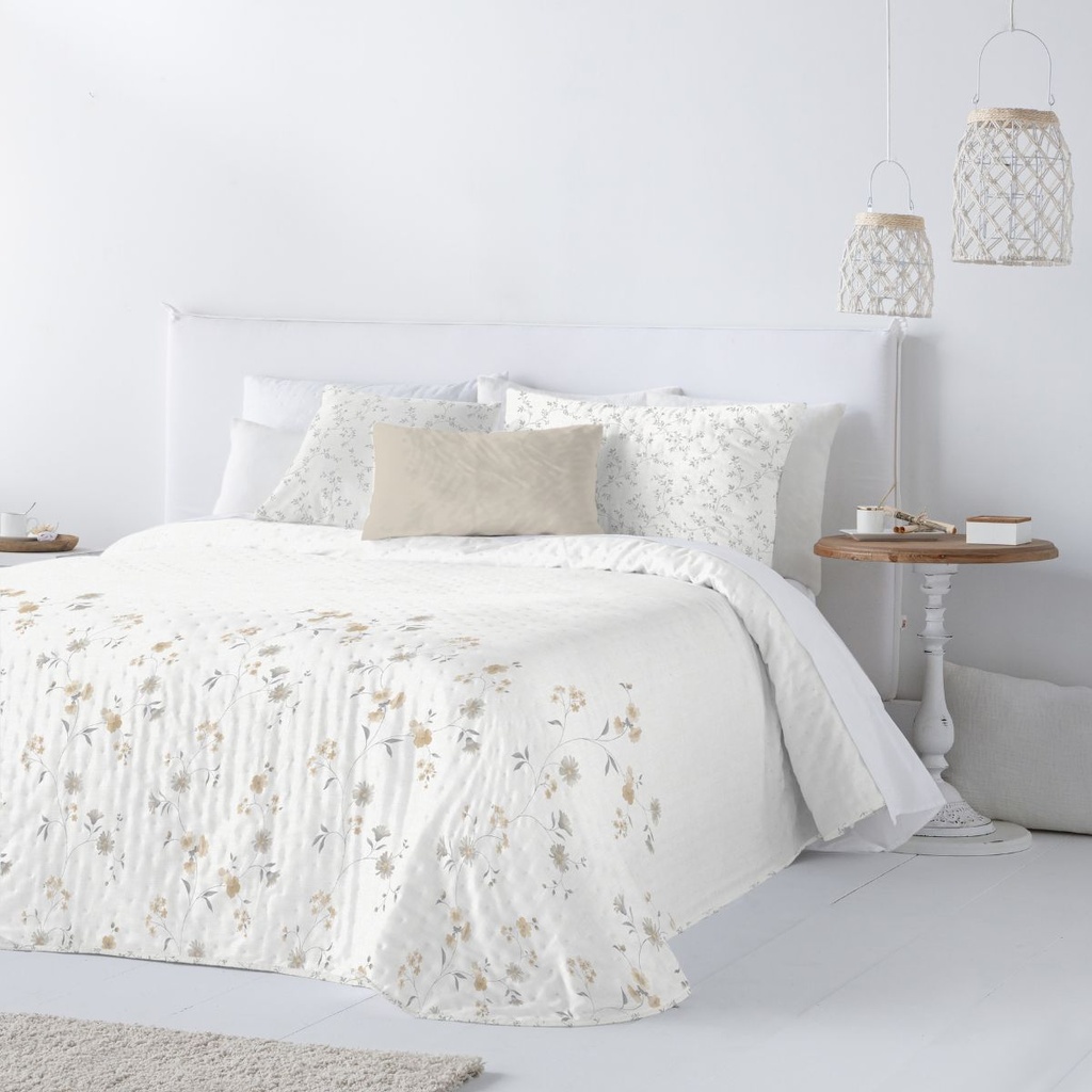 COLCHA IM BOUTI ABRIL BEIGE FUN&DECO