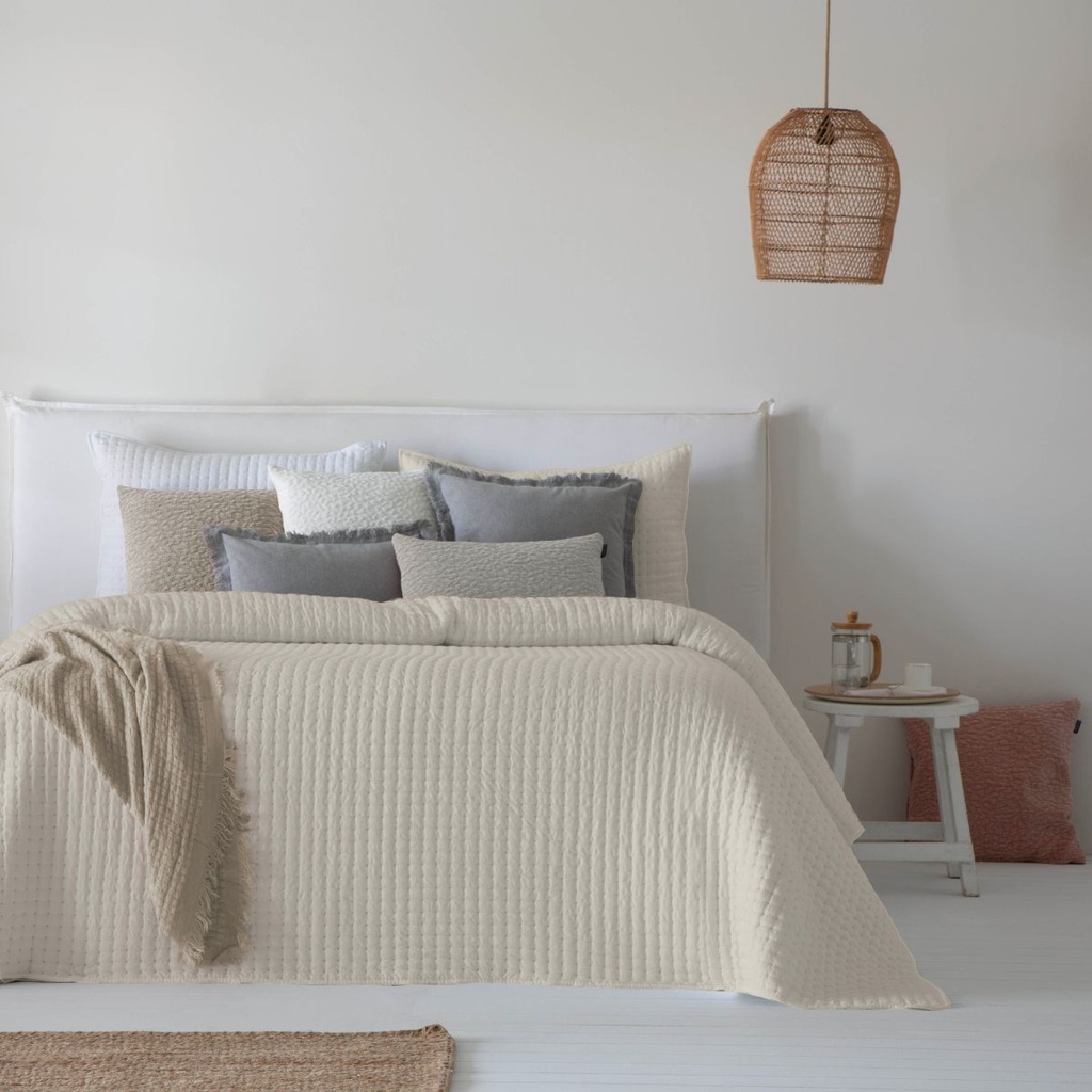 COLCHA IM BOUTI AZARA BEIGE FUN&amp;DECO