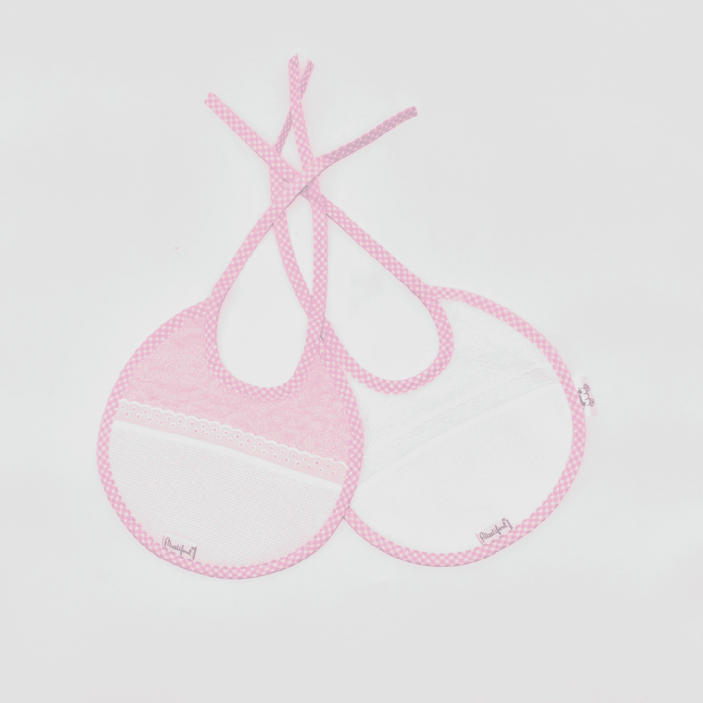 PACK 2 BABEROS 05 BI/2 20X20 ROSA MARTIFANEL