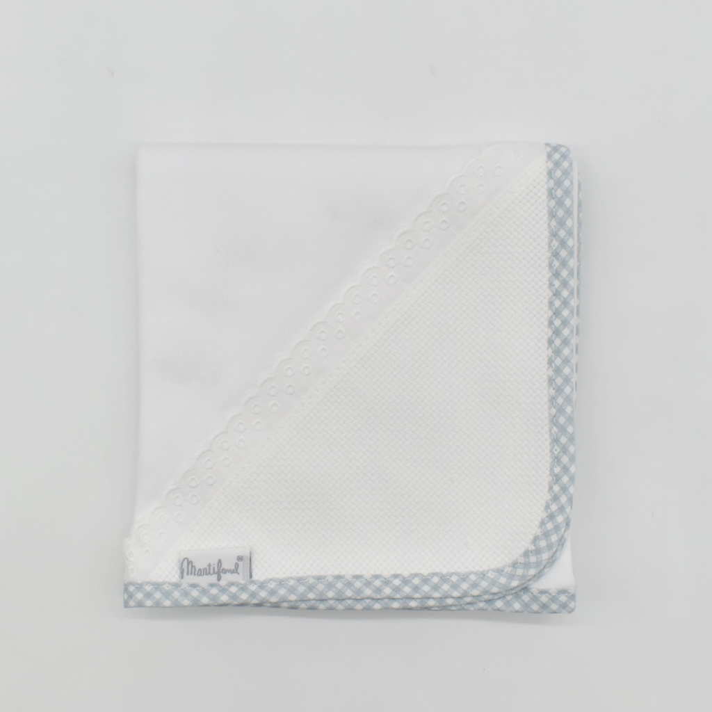 GASA F02 BI PARA BORDAR 65X65 BLANCO-AZUL PETRÓLEO MARTIFANEL