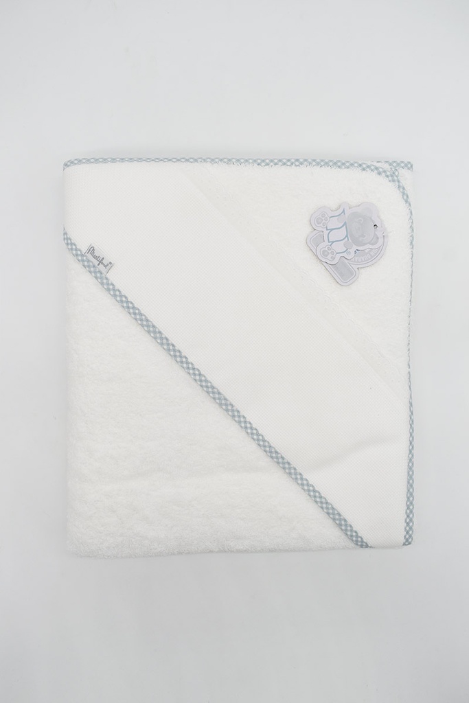 CAPA DE BAÑO T-1M T BLANCO-AZUL PETRÓLEO 100X100 MARTIFANEL