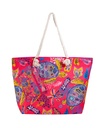 BOLSO ESTAMPADO DE PLAYA 40X60CM 06543 TORTUGA ROSA SUN&amp;SURF