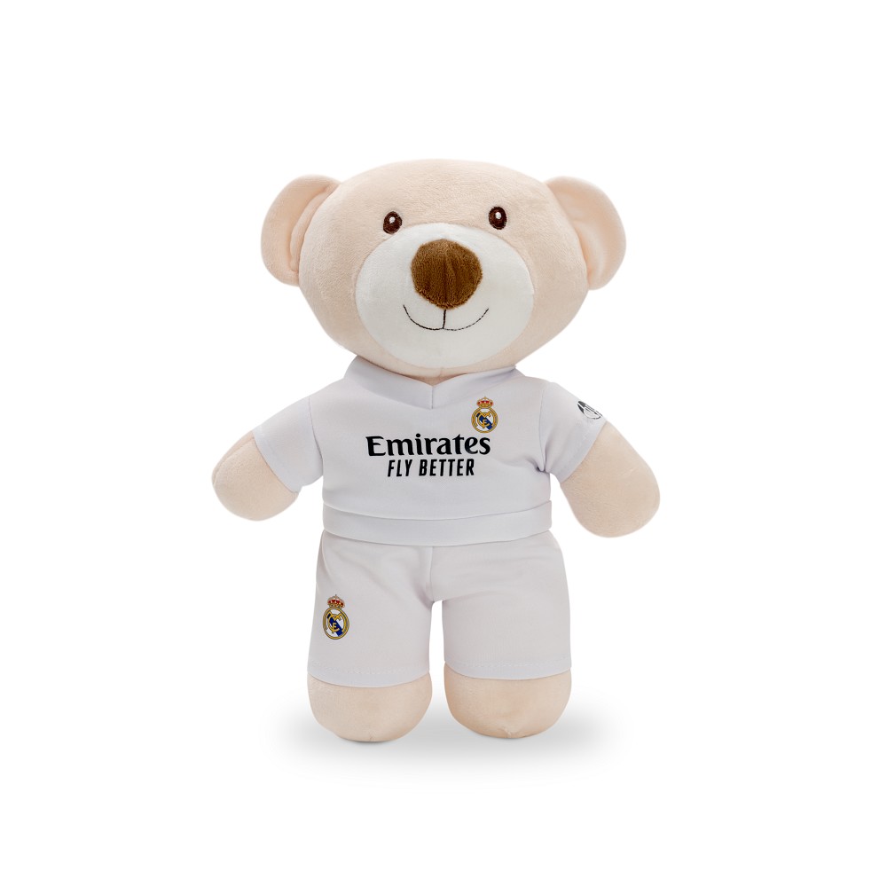 PELUCHE OSO REAL MADRID BLANCO INTERBABY