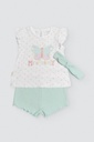 CONJUNTO BEBÉ 3 PIEZAS 25415 YSABEL MORA