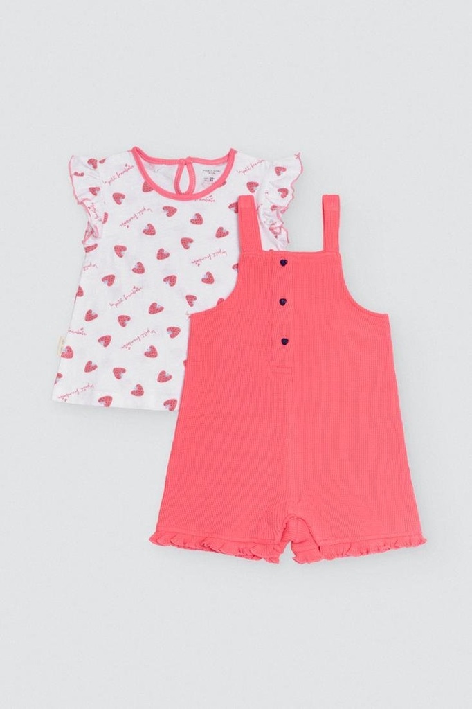 CONJUNTO BEBÉ MANGA CORTA 25419 YSABEL MORA