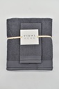 JUEGO DE TOALLAS 3PZ PONTO ABERTO GRIS VIDAL HOME