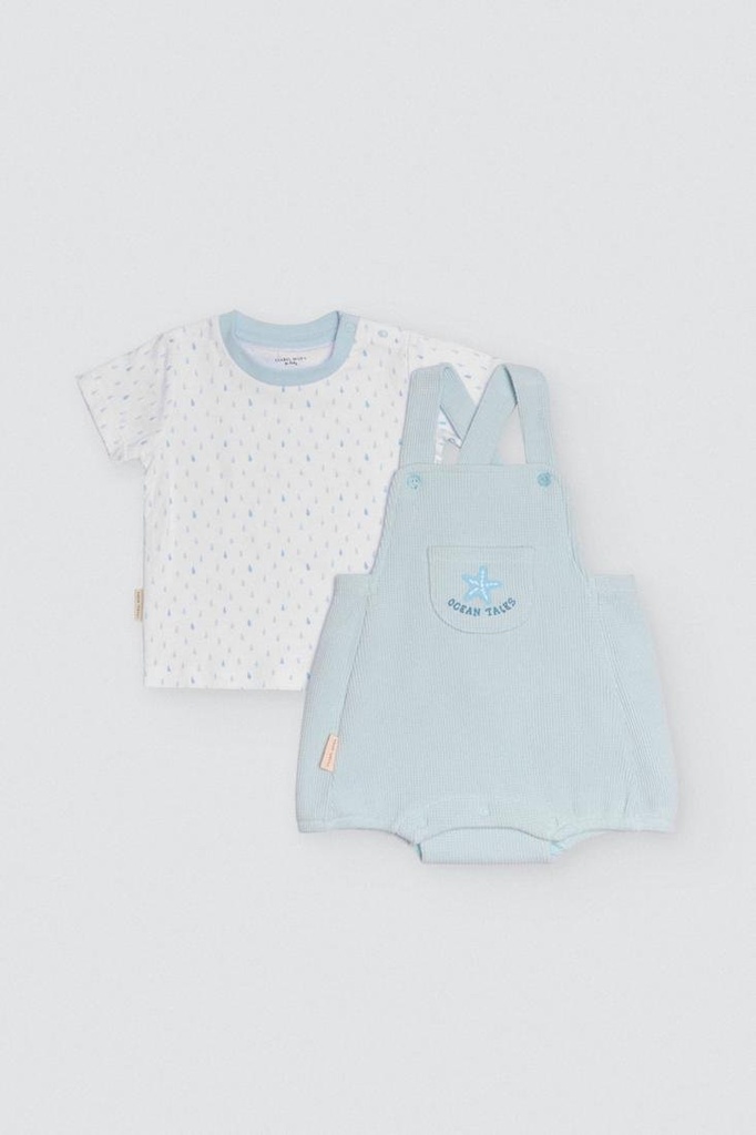 CONJUNTO BEBÉ MANGA CORTA 25567 YSABEL MORA