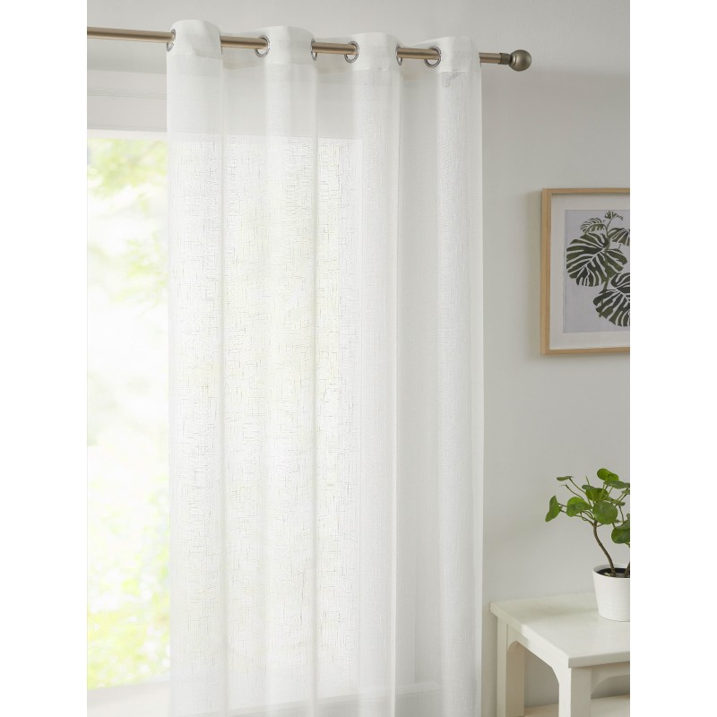 VISILLO RÚSTICO LISO CON OLLAOS  VCL-001 CRUDO 140X265 CAMALTEX
