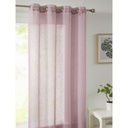 VISILLO RÚSTICO LISO CON OLLAOS  VCL-001 MALVA 140X265 CAMALTEX