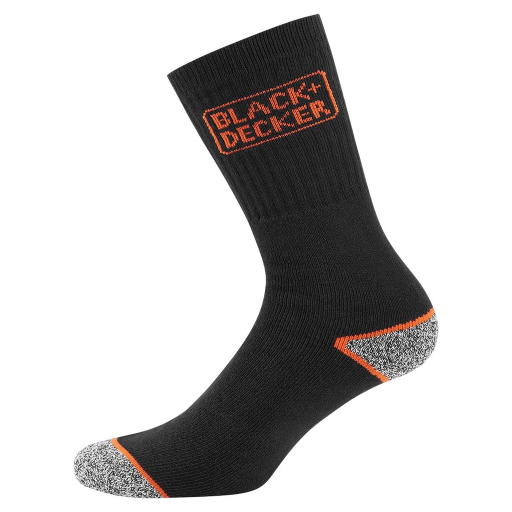 PACK 3 CALCETINES TRABAJO TEKB BLACK&DECKER