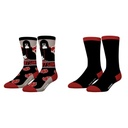 PACK 2 CALCETINES HOMBRE NARUTO NS AKATSUKI+UN1 FREEGUN
