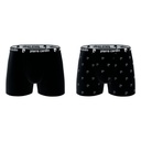 PACK 2 BOXER HOMBRE ALGODÓN BCX2 BLACK+LOGO BLACK PIERRE CARDIN