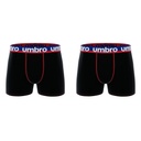 PACK 2 BOXER HOMBRE ALGODÓN AS1 NEGRO X2 UMBRO