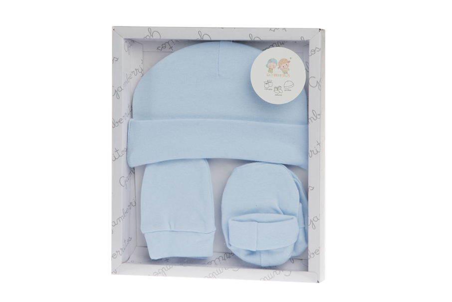 JUEGO INFANTIL 3 PCS 8837 AZUL GAMBERRITOS
