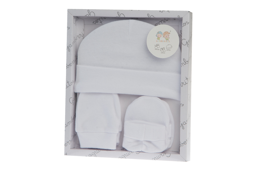 JUEGO INFANTIL 3 PCS 8837 BLANCO GAMBERRITOS