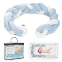CHICHONERA CUERDA TRENZADA UNIVERSO BLANCO-AZUL INTERBABY