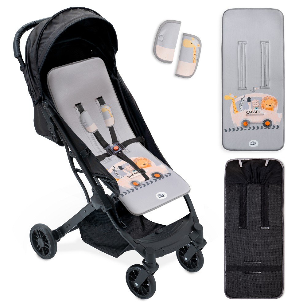 COLCHONETA SAFARI TOURS GRIS INTERBABY