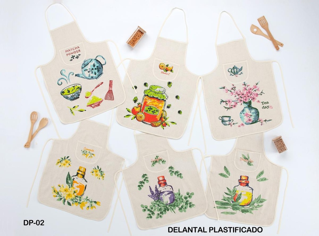 DELANTAL PLASTIFICADO DP02 SURTIDO DOLZ