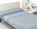 JUEGO DE SABANAS MICRO DOMI AZUL INNOVA HOME