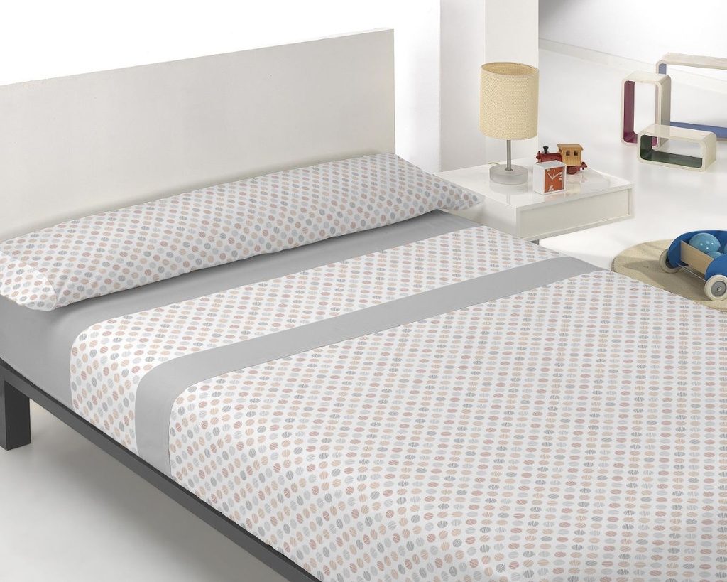 JUEGO DE SABANAS MICRO SAYEM GRIS INNOVA HOME