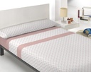 JUEGO DE SABANAS MICRO ISMAR CORAL INNOVA HOME