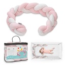 CHICHONERA CUERDA TRENZADA UNIVERSO BLANCO-ROSA INTERBABY