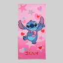 TOALLA PLAYA MICROFIBRA LICENCIA HEARTS 70X140 LILO&amp;STITCH