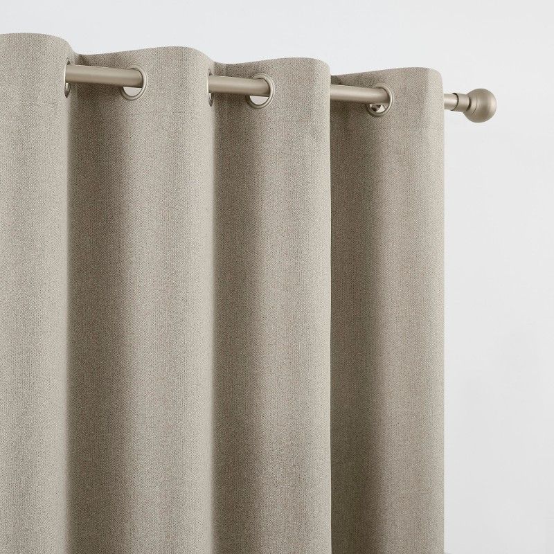 CORTINA BLACKOUT NATURAL CD-5380 BEIGE 140X265 SOTILEZA