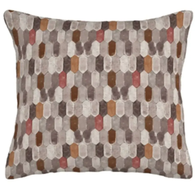 FUNDA DE COJIN LINO ASIER 45X45 TEJA MARCAVI