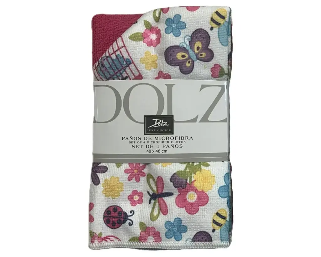 PACK 4 PAÑOS COCINA MICROFIBRA REF 71 PRIMAVERA DOLZ