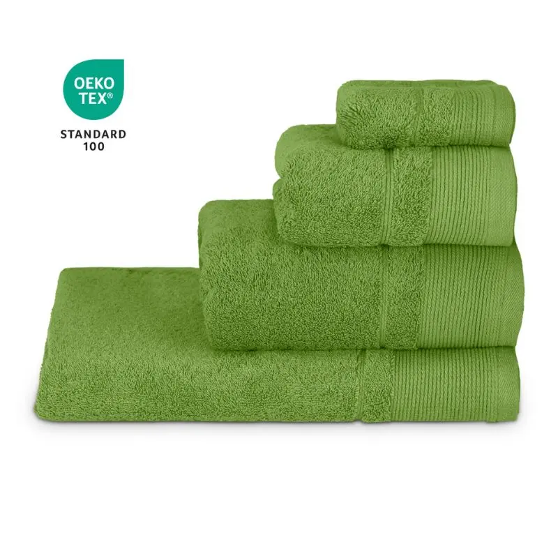 JUEGO DE TOALLAS 3 PZAS VERDE