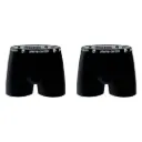 PACK 2 BOXER HOMBRE ALGODÓN BCX2/BAS/MI2 BLACK + BLACK PIERRE CARDIN