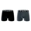 PACK 2 BOXER HOMBRE ALGODÓN BCX2/BAS/MI2 BLACK + GREY PIERRE CARDIN