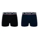 PACK 2 BOXER HOMBRE ALGODÓN BCX2/FR/AS4 BLACK + NAVY PIERRE CARDIN