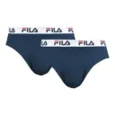 SLIP HOMBRE ALGODÓN/LYCRA CINTURA ELÁSTICA FU5015 MARINO FILA