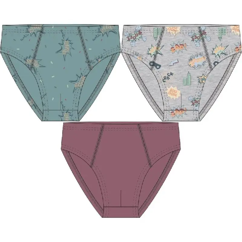 PACK 3 SLIPS NIÑO REF 110 COMIC WATERLEMON