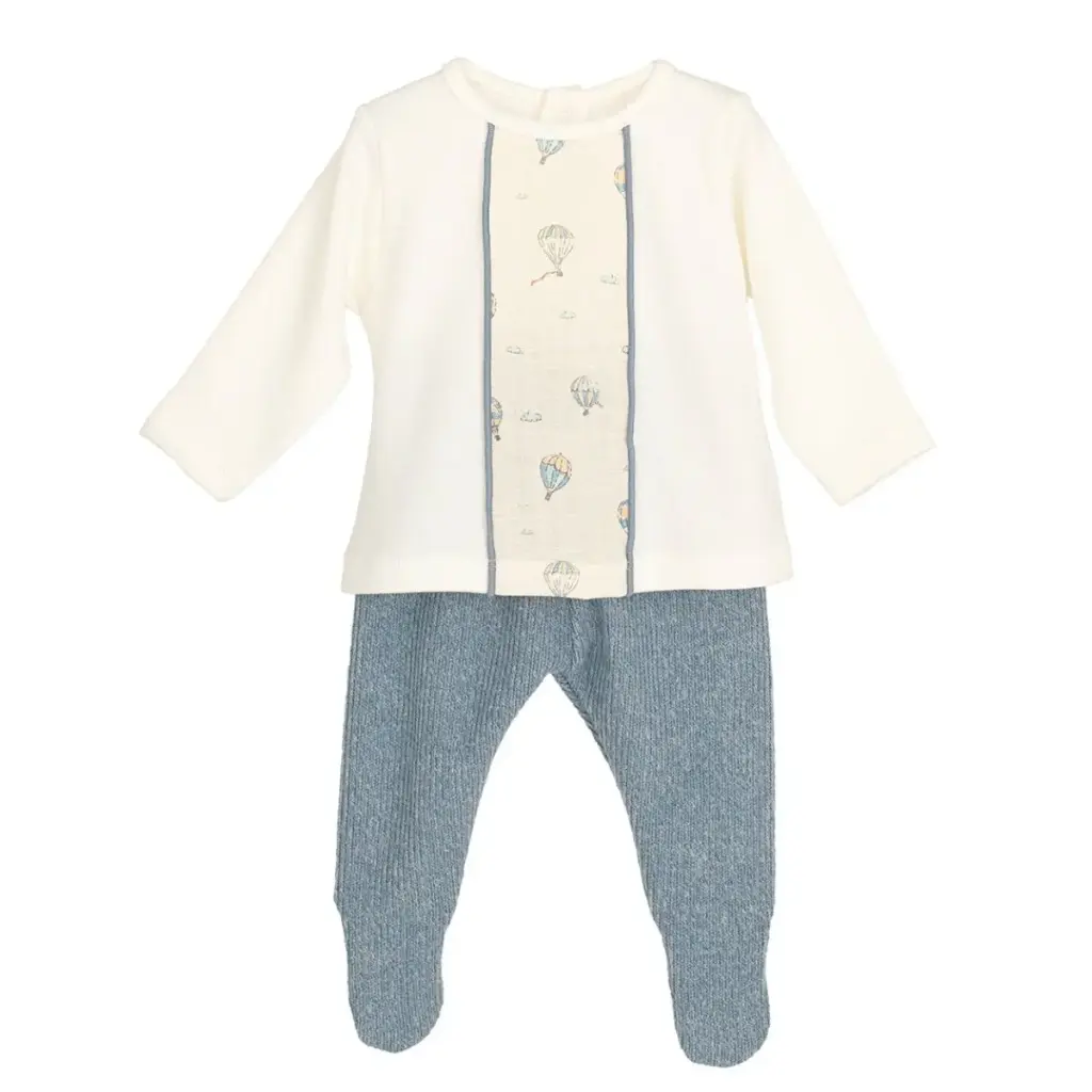 CONJUNTO POLAINA 11181 ANEMOI CELESTE CALAMARO