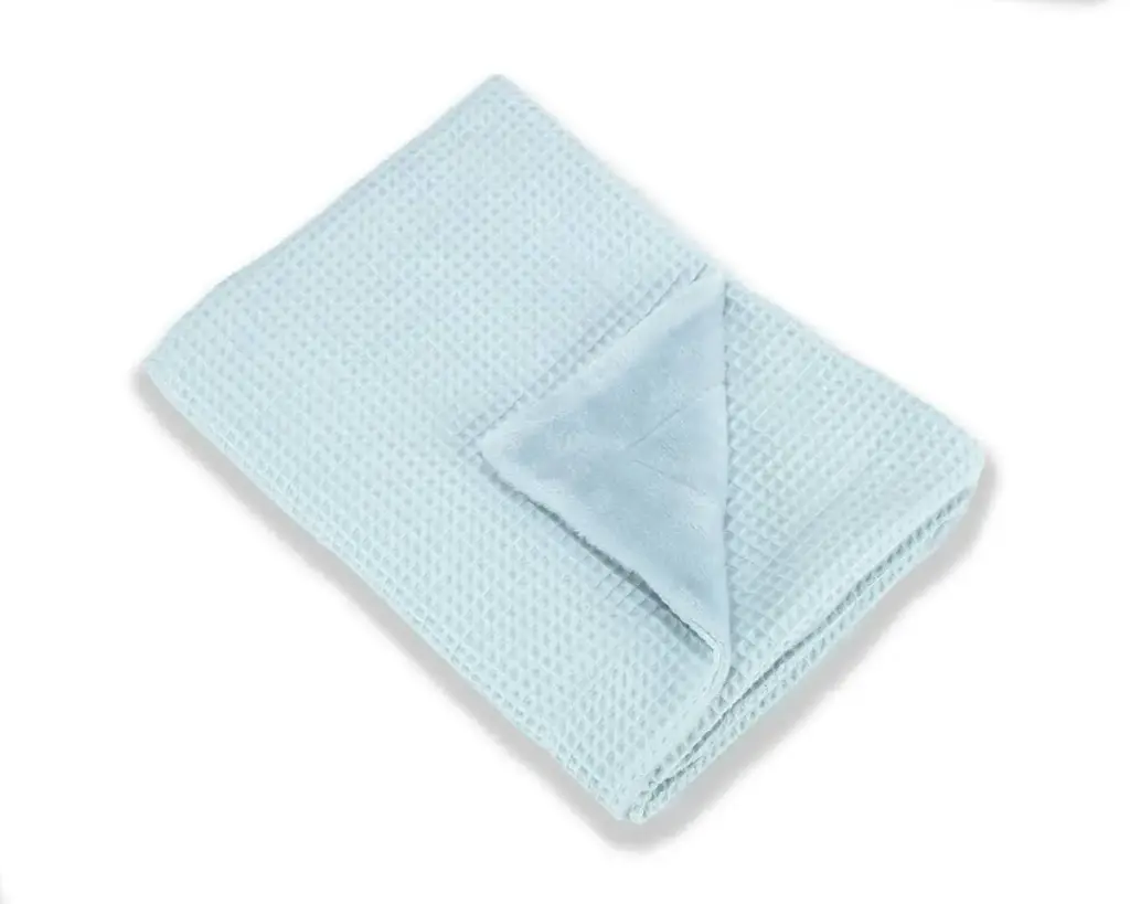 MANTA INFANTIL POPPY Q88 80X110 AZUL MORA