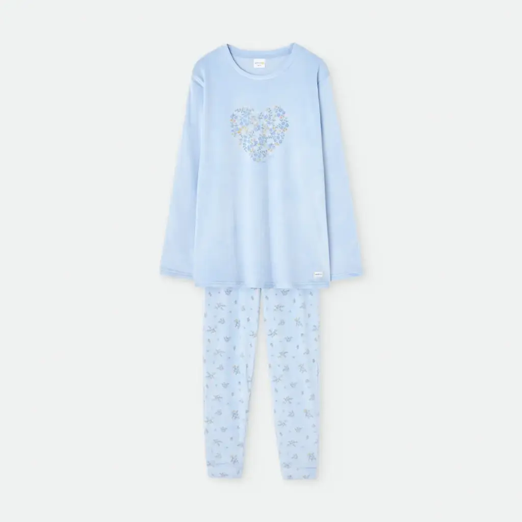 PIJAMA MUJER TERCIOPELO 7951 WATERLEMON