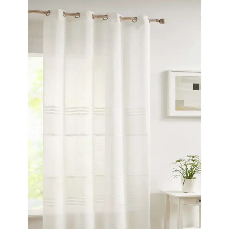VISILLO RÚSTICO VAINICAS CON OLLAOS VCL-007 CRUDO 140X265 CAMALTEX