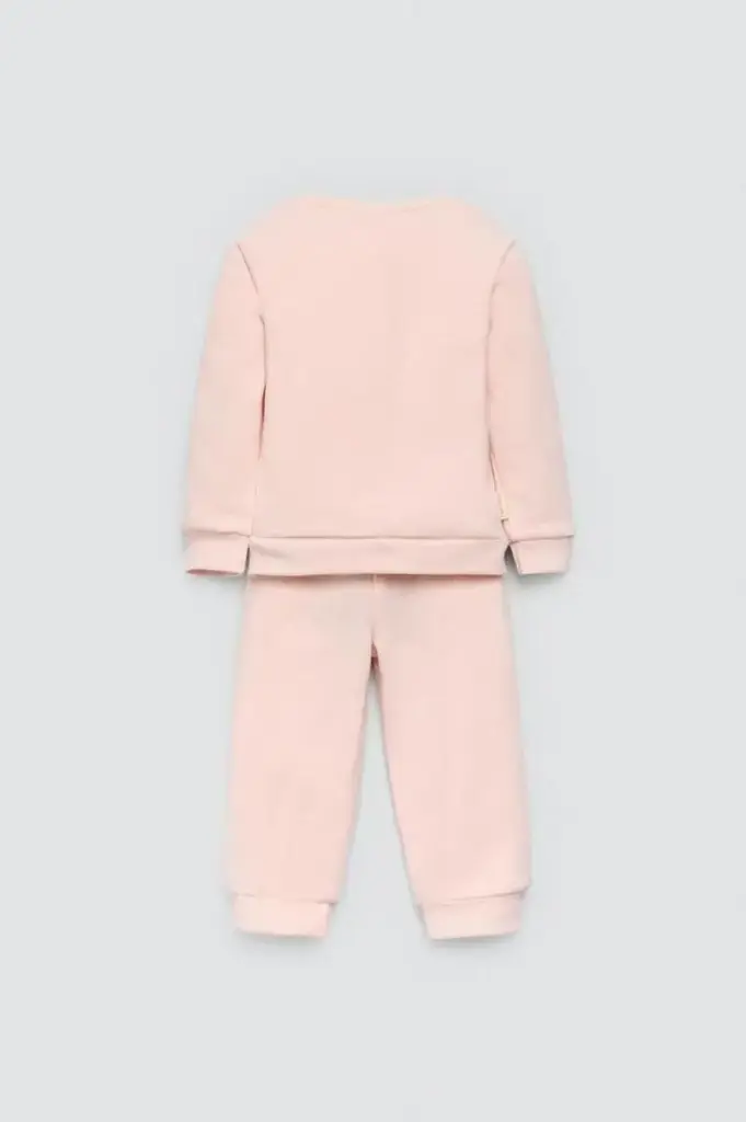 CONJUNTO BEBÉ MANGA LARGA 25612 ROSA PERLA YSABEL MORA