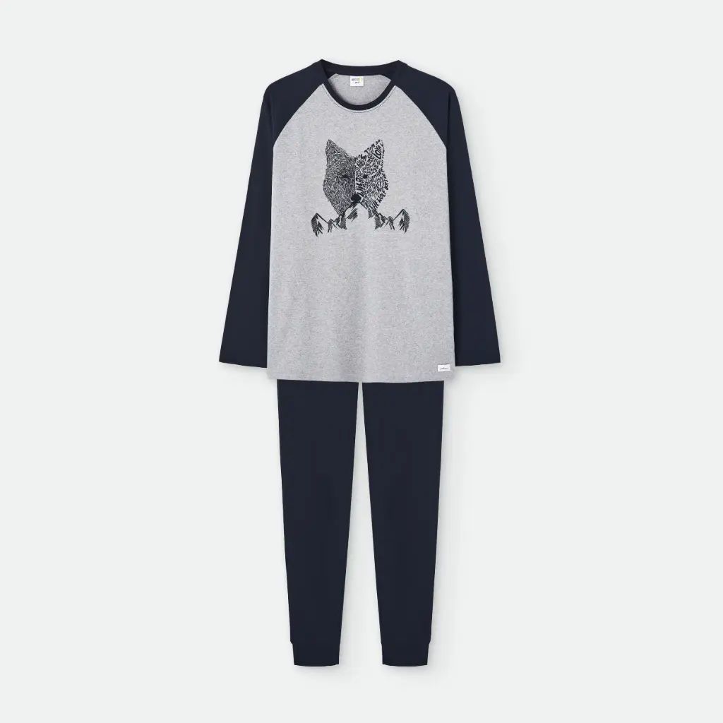 PIJAMA HOMBRE PUNTO 7900 WATERLEMON