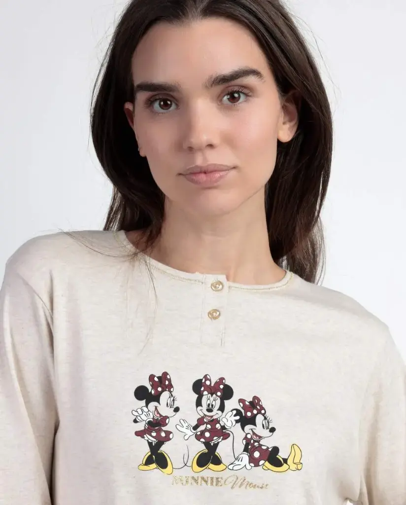 PIJAMA MUJER 63663 TAPETA MINNIE MOUSE DISNEY