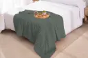 PLAID AMBER VERDE 130X160 KARAMELO