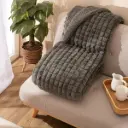 PLAID AMBER VERDE 130X160 KARAMELO