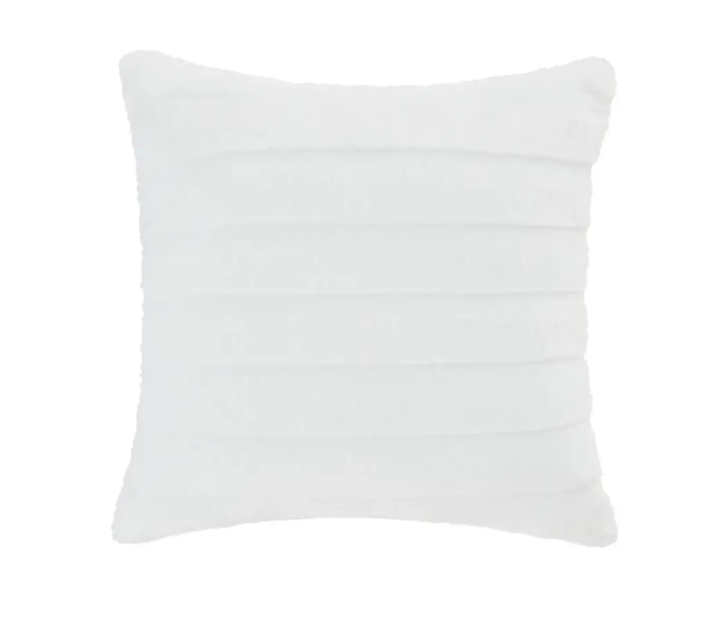 FUNDA DE COJIN ANGORA FCJ-001 45X45 BLANCO CAMALTEX