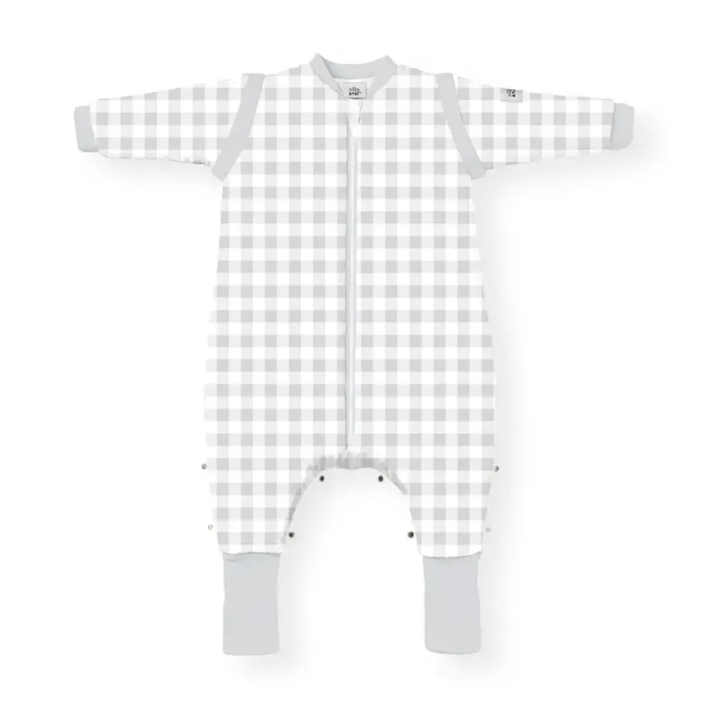 MONO EVOLUTIVO BEBE VICHY GRIS INTERBABY
