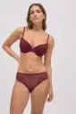 CONJUNTO SUJETADOR 10789 COPA B Y BRAGA MIDI GRANATE YSABEL MORA